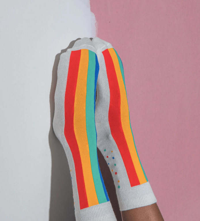 Calcetines cake rainbow kids - Imagen 3
