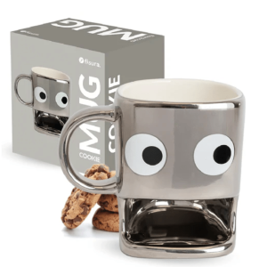 Taza galletas plata