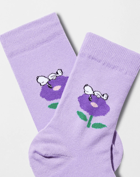 Calcetines Snoopy flower - Imagen 3