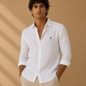 CAMISA LINO BLANCA