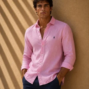 CAMISA LINO ROSA