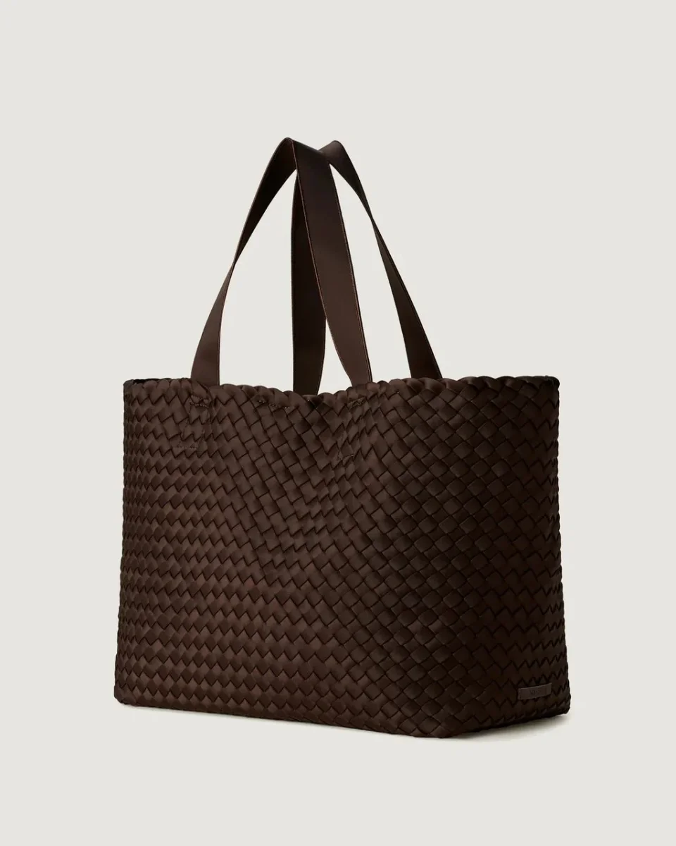Bolso Naghedi Como Large Tote Chocolate - Imagen 3