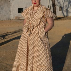 Bata Rociera Indie Amarillo Grosella con Piquillo