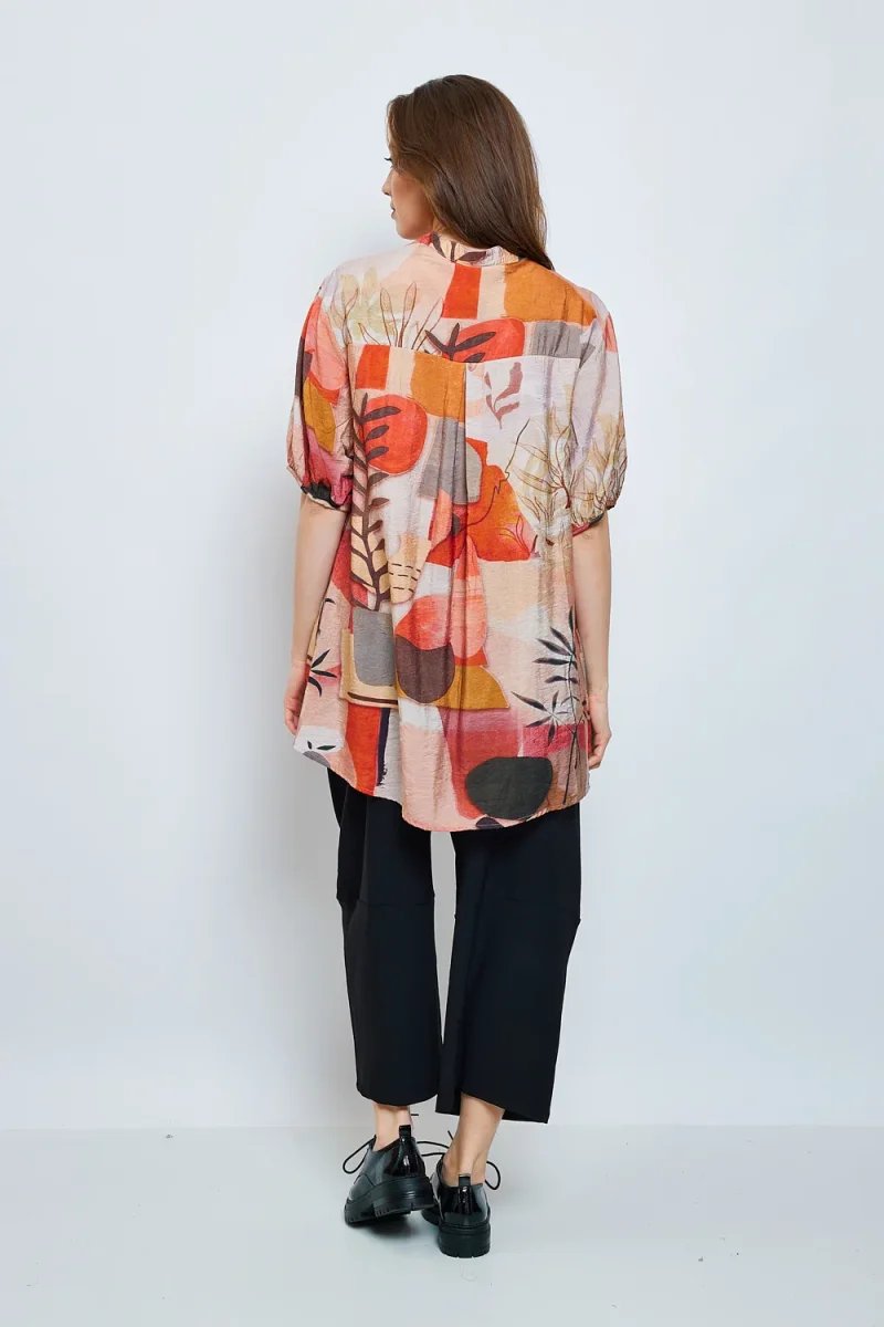 Top orangé aux couleurs vibrantes - Imagen 4
