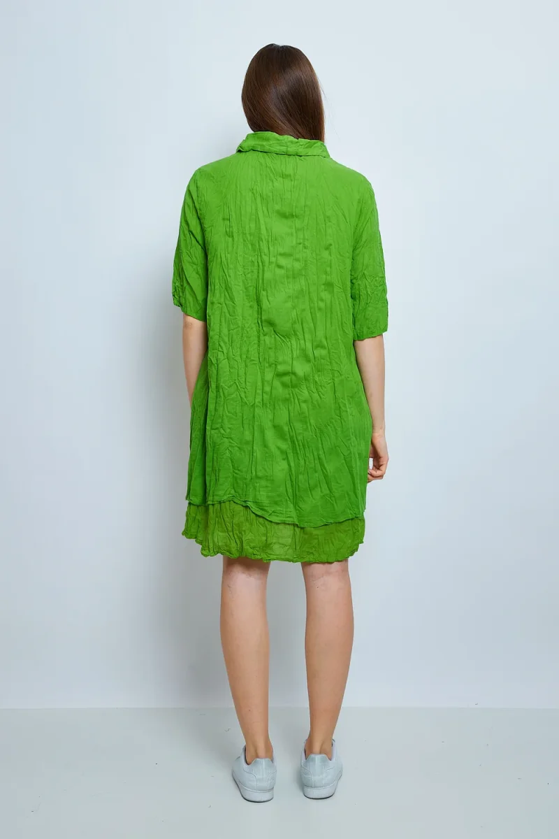 Chemise en coton froissée - Imagen 7