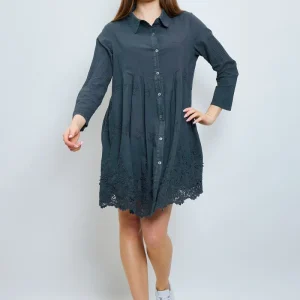 Chemise tunique dentelle