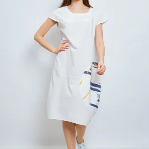 Robe noire ou blanche en coton
