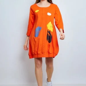 Robe tunique avec des doodles