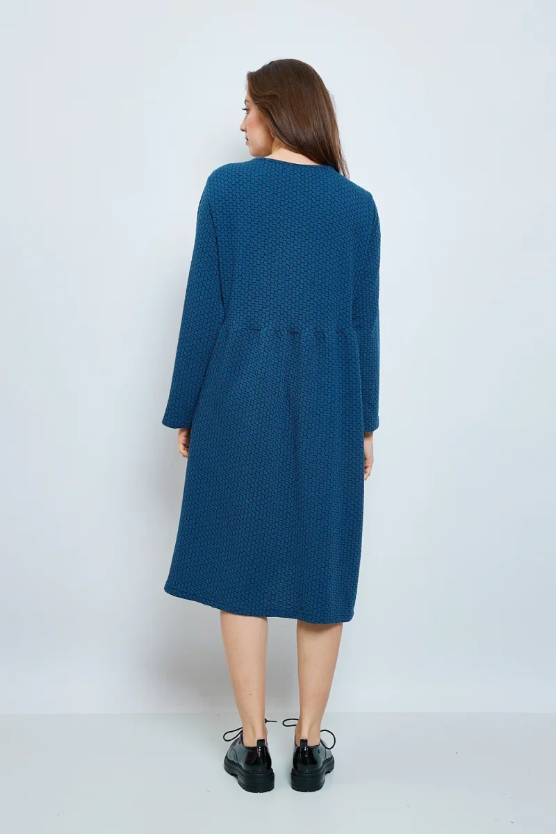 Robe avec plis aux formes d'émeraudes - Imagen 7