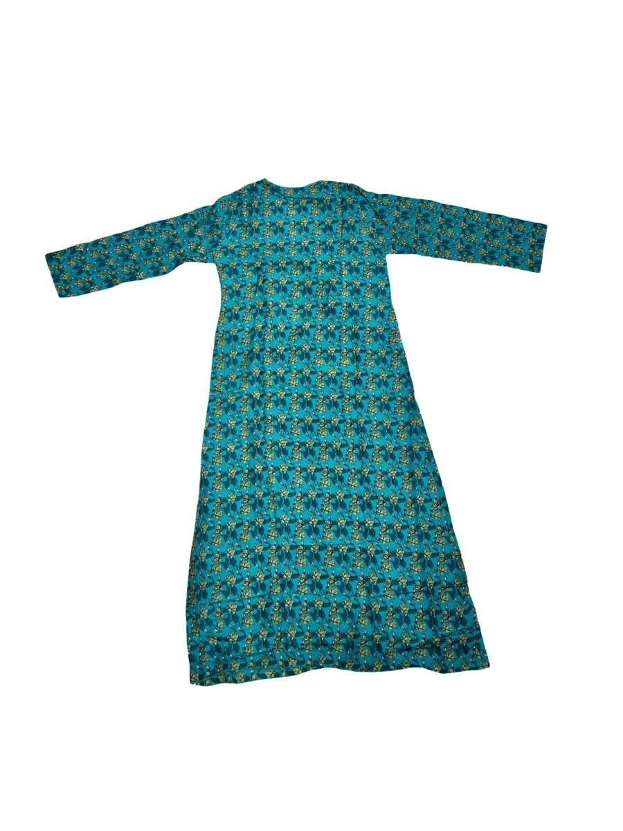 Vestido Mondo e Colori Seda Estampado Flor Azalea - Imagen 6
