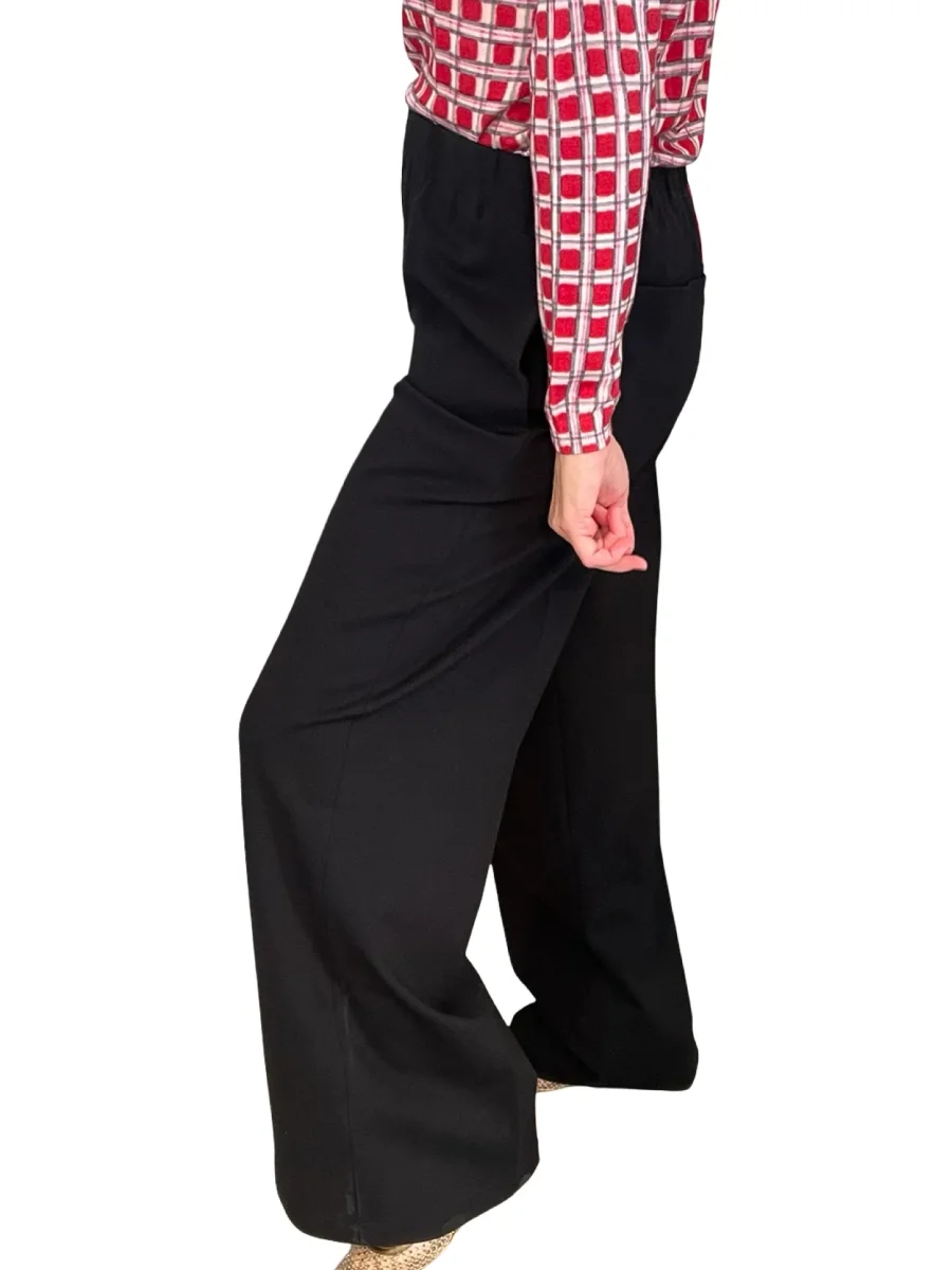 Pantalon Liviana Conti Ancho Bolsillos Detras - Imagen 6