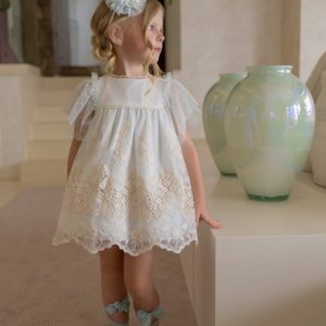 Vestido ceremonia niña bordado tul Miranda 220/V