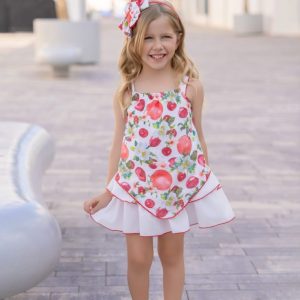 Vestido niña estampado frutal verano Miranda Ref 0600/V