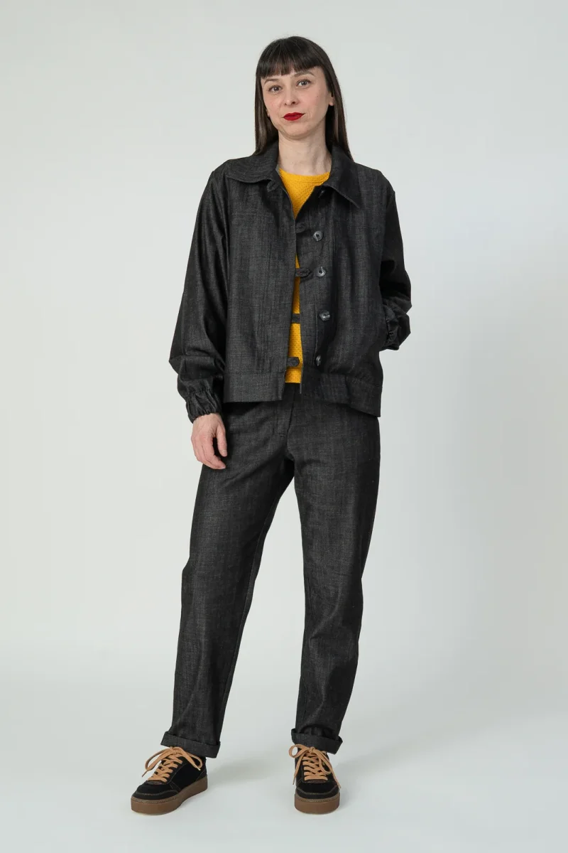 chaqueta famiglia negra - Imagen 5