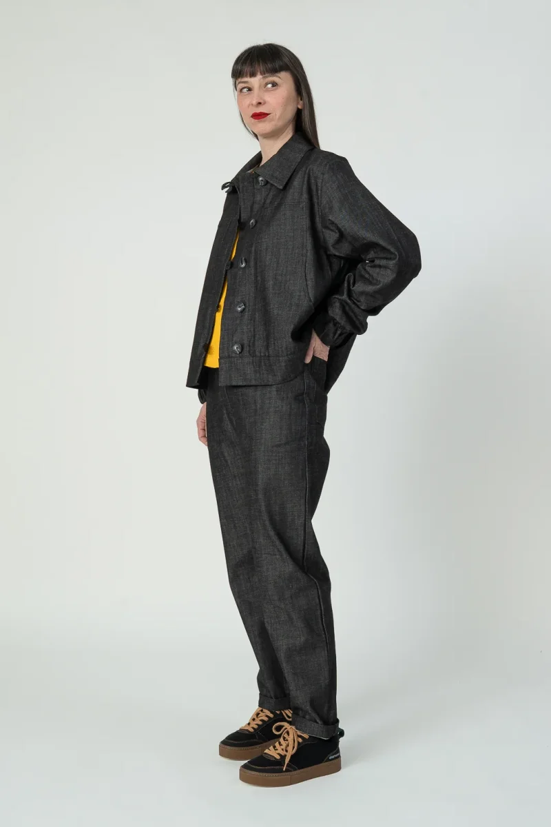 chaqueta famiglia negra - Imagen 6