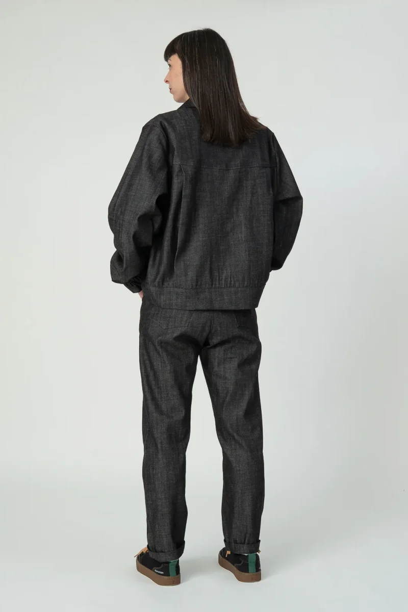chaqueta famiglia negra - Imagen 7