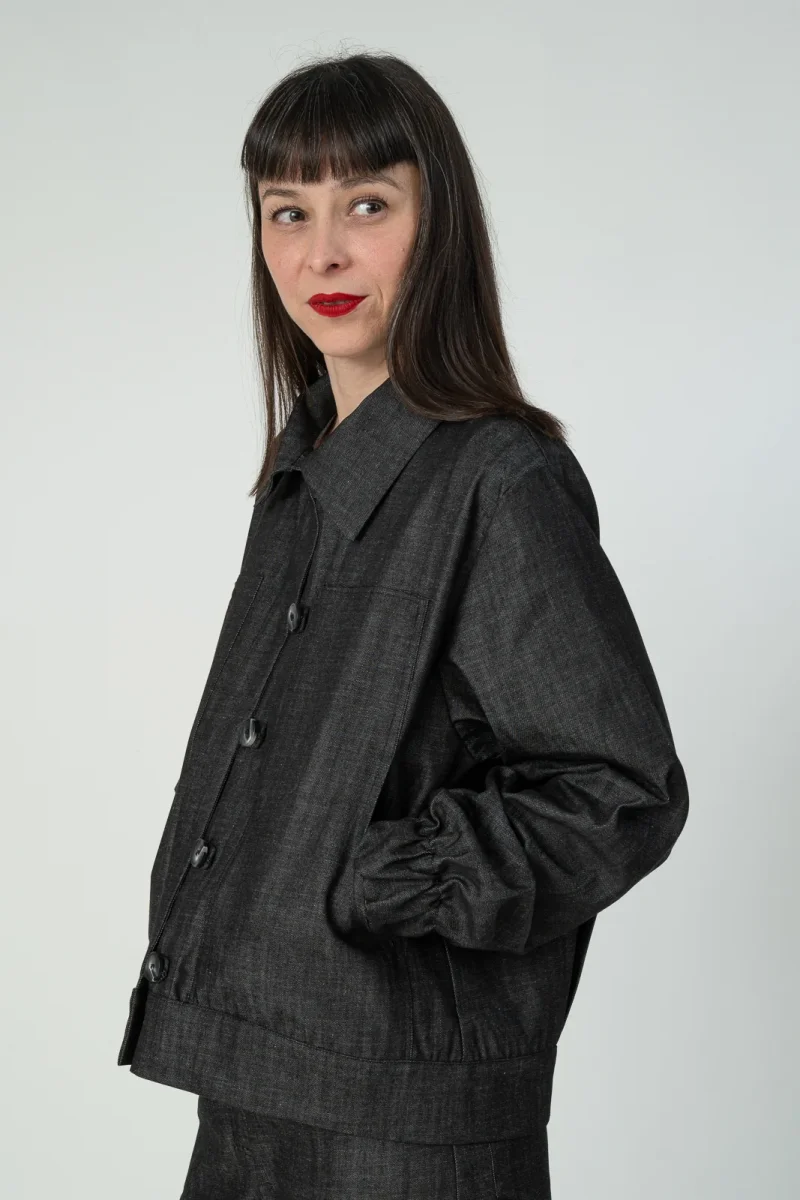 chaqueta famiglia negra - Imagen 3