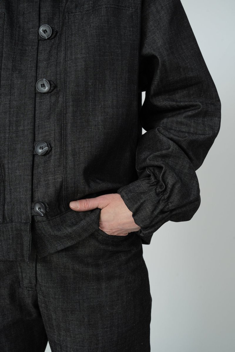 chaqueta famiglia negra - Imagen 9