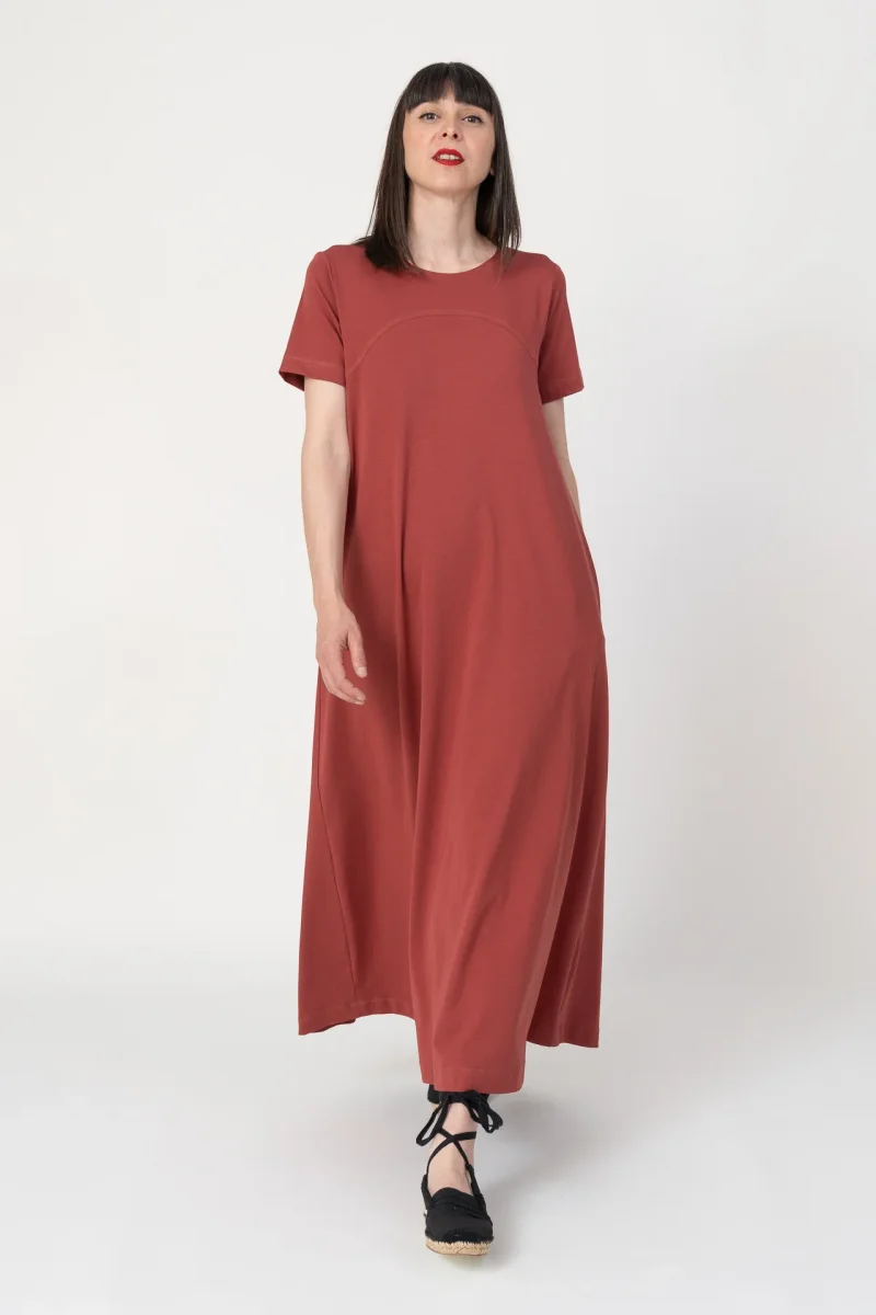 Vestido Sombra retro red