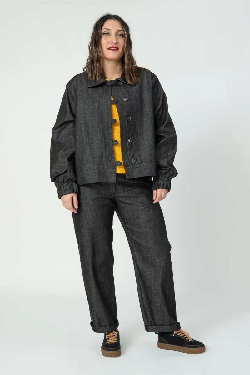 chaqueta famiglia negra - Imagen 2