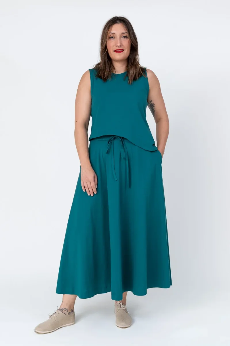 Falda Copenhague verde