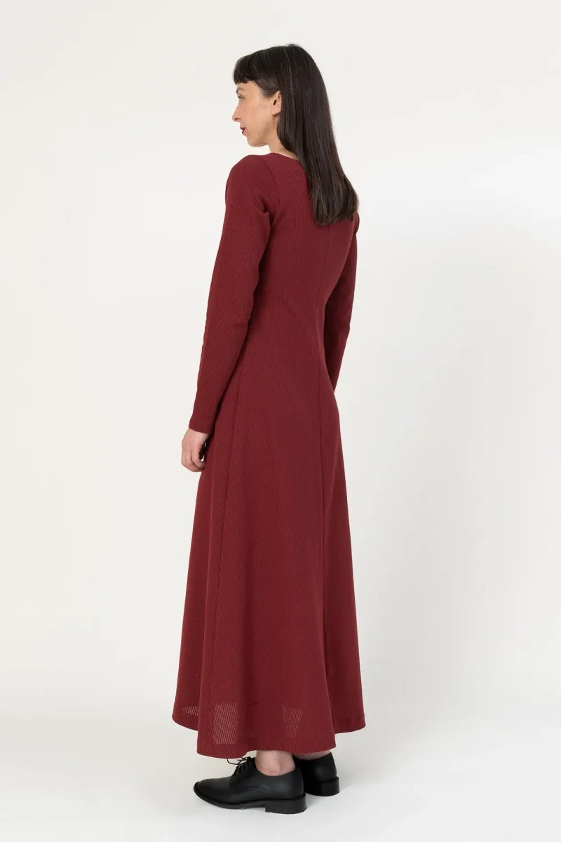 Vestido Trama pomegranate - Imagen 8