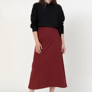 Falda Trama pomegranate