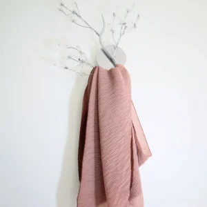 Foulard deux couleurs à effet rétracté