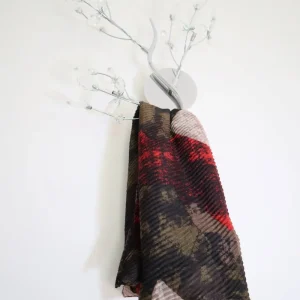 Foulard coloré à effet rétracté