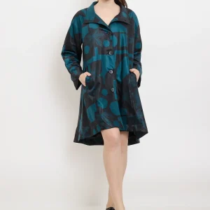 Manteau bleu électrique