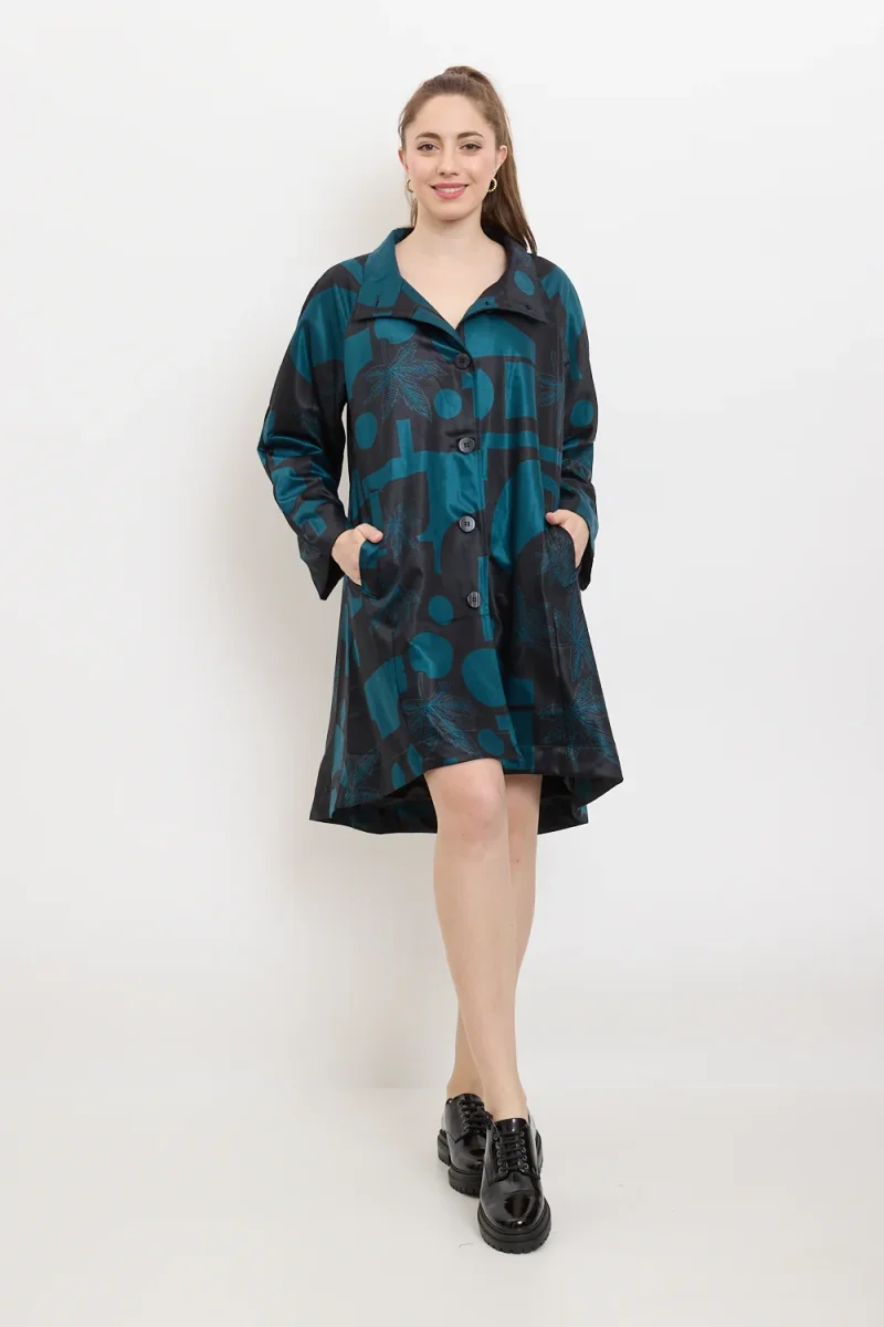 Manteau bleu électrique - Imagen 2