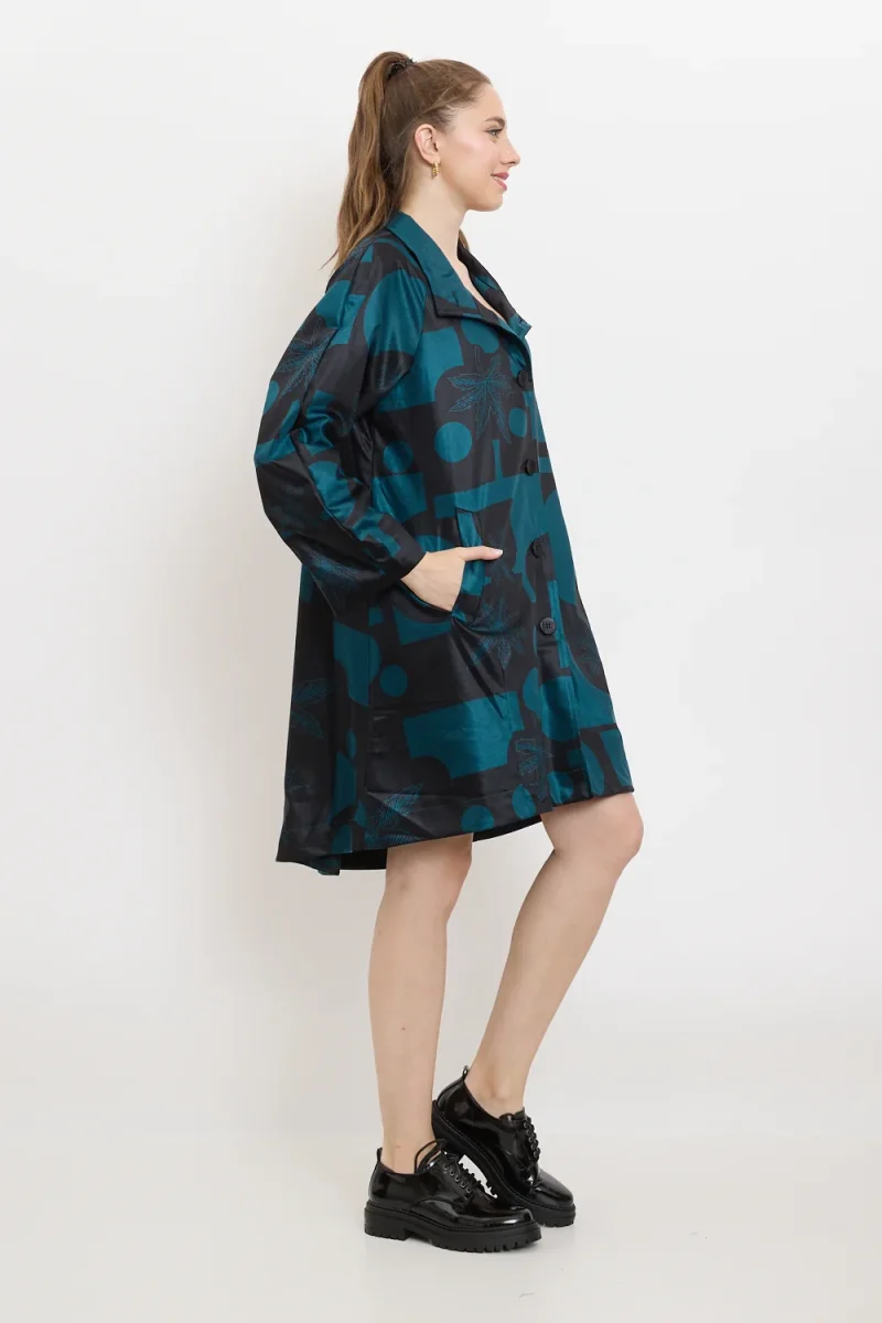 Manteau bleu électrique - Imagen 3