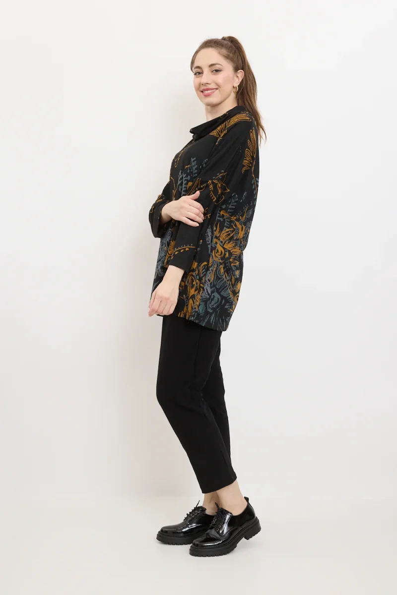 Blouse tunique à motifs fleurs sauvages - Imagen 6