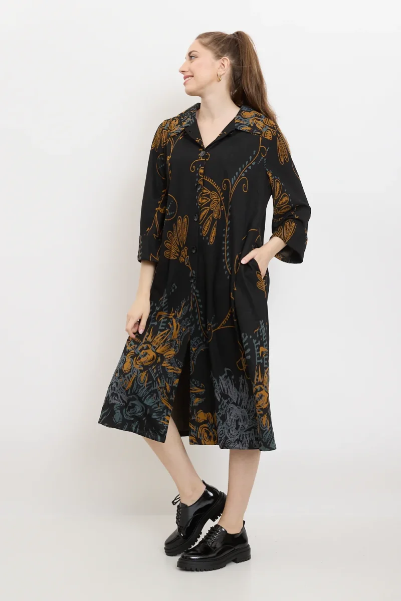 Manteau à motifs fleurs sauvages - Imagen 6