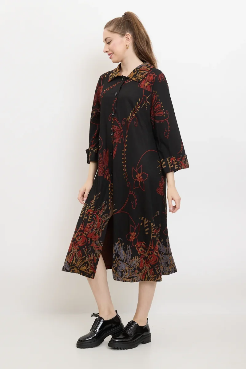 Manteau à motifs fleurs sauvages - Imagen 3