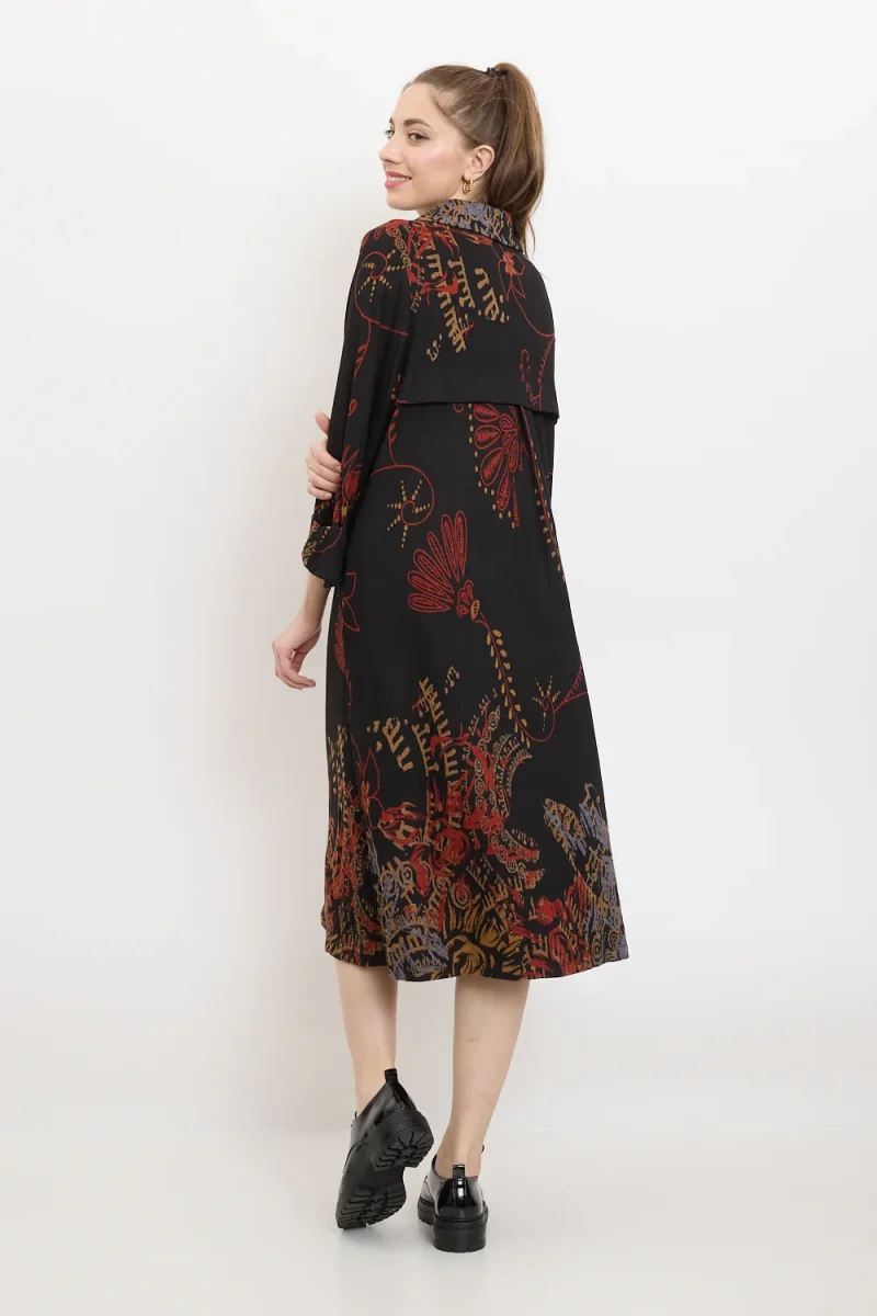 Manteau à motifs fleurs sauvages - Imagen 4