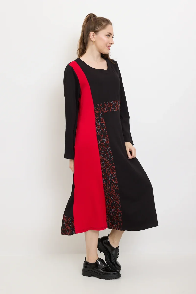 Robe aux feuilles rouges et pappus blanches - Imagen 3