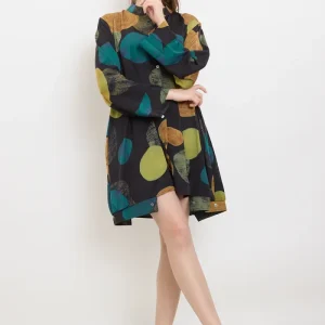 Chemise mi-saison aux ronds de toutes sortes
