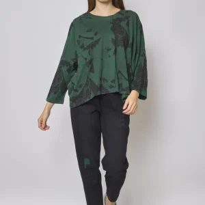 Blouse en coton à motifs aigle