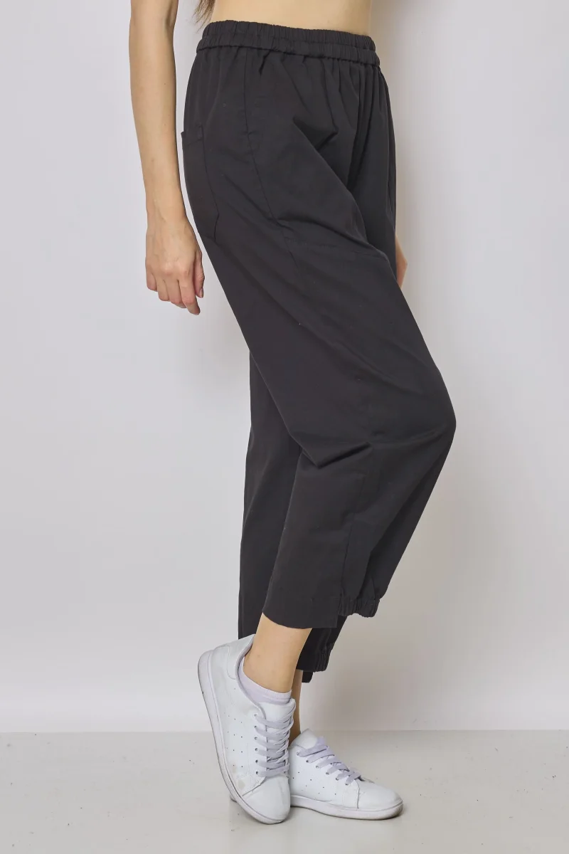 Pantalon avec bas en fente élastiquée - Imagen 3