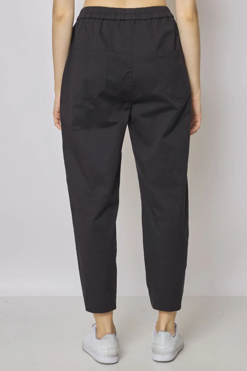 Pantalon avec bas en fente élastiquée - Imagen 4