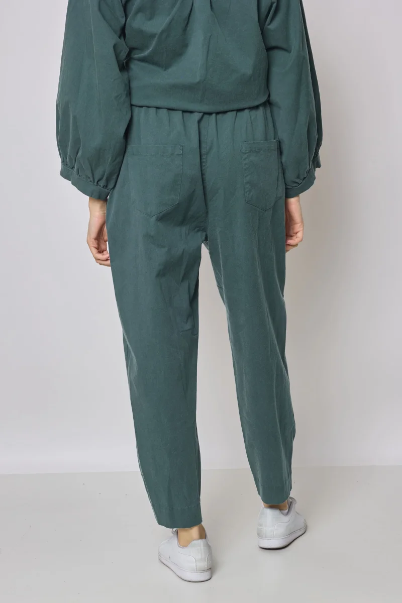 Pantalon avec bas en fente élastiquée - Imagen 7