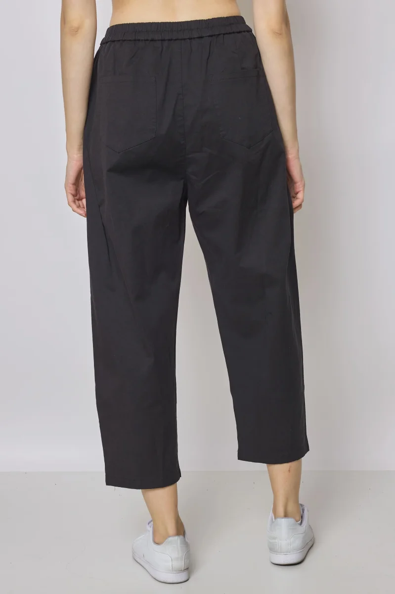 Pantalon mom en coton et tencel - Imagen 6