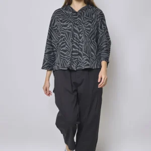 Blouson hiver zèbre