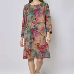 Robe en coton colorée