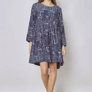Robe courte bleue