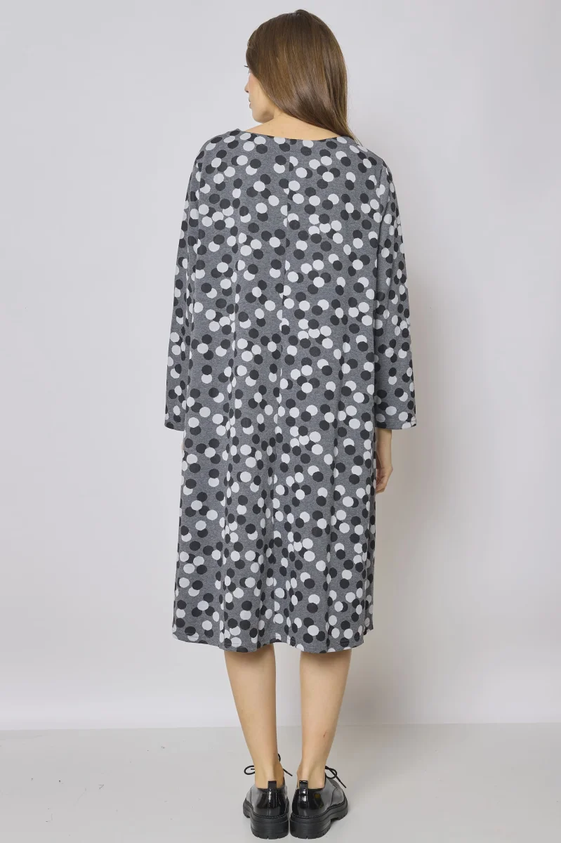 Robe grise à pois - Imagen 4