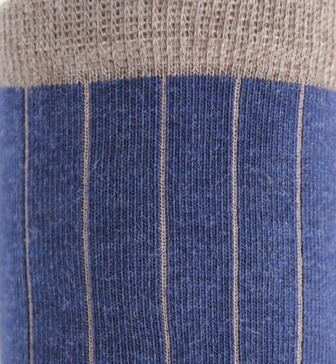CALCETINES LARGOS CANALÉ AZUL MARINO - MARRÓN - Imagen 3
