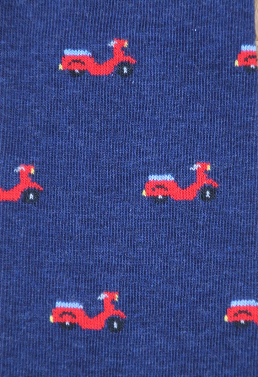 CALCETINES VESPAS AZUL MARINO - Imagen 3
