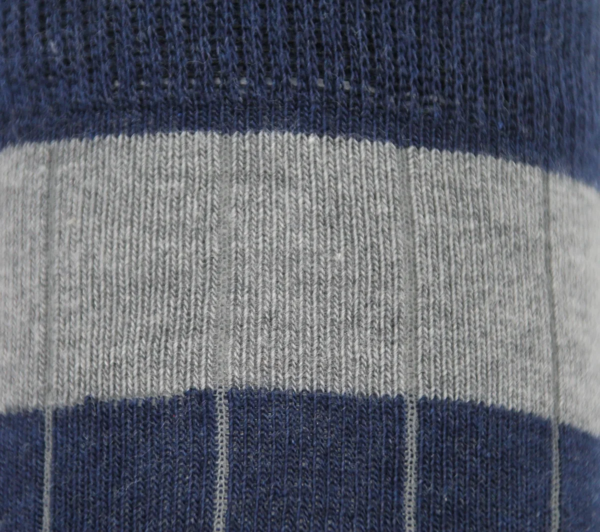 CALCETINES CANALÉ RAYAS AZÚL MARINO GRIS - Imagen 3